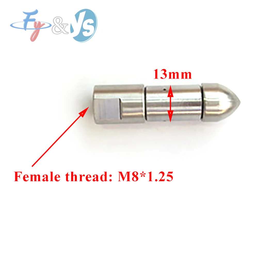 Stainless Steel Sewer Jetter Nozzle, High Pressure Pipe Cleaning Rotating Nozzle for Pressure Washer, Sewer Pipe Dredging Water
Stainless Steel Sewer Jetter Nozzle, High Pressure Pipe Cleaning Rotating Nozzle for Pressure Washer, Sewer Pipe Dredging Water