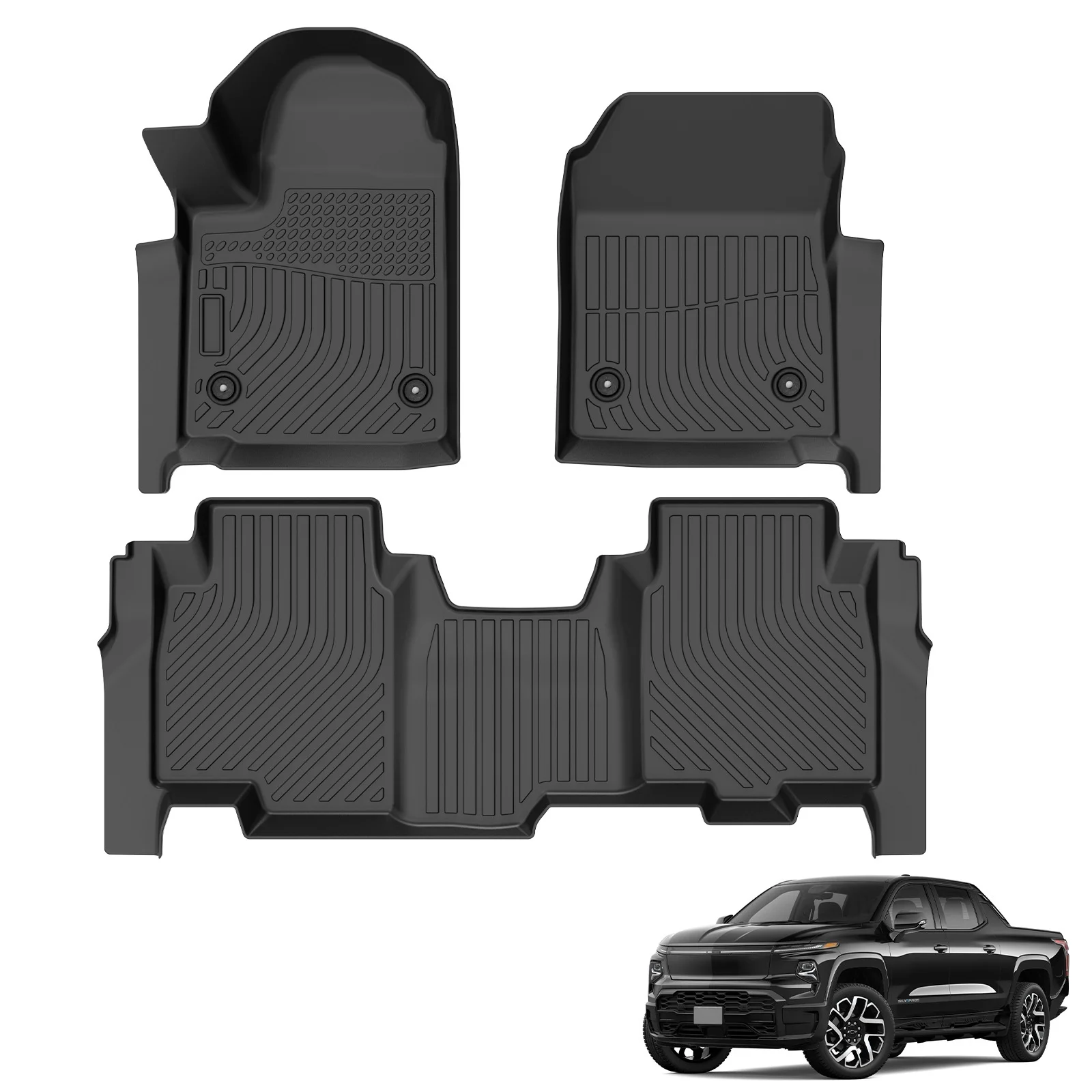 TPE Floor Mats Sports Plastic/EVA/PVC Car Interior Accessories for Chevrolet Silverado EV Colorado 2024-2025
TPE Floor Mats Sports Plastic/EVA/PVC Car Interior Accessories for Chevrolet Silverado EV Colorado 2024-2025