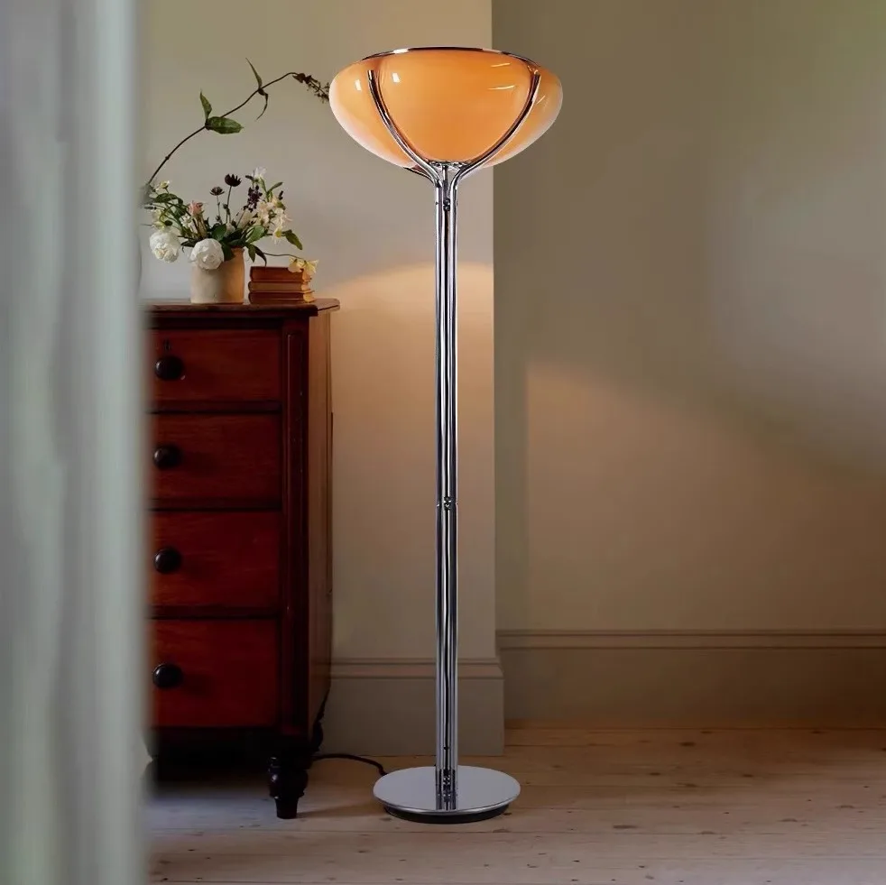 Retro orange pumpkin floor lamp living room light luxury standing lamp medieval Bauhaus Nordic study bedside bedroom floor lamp
Retro orange pumpkin floor lamp living room light luxury standing lamp medieval Bauhaus Nordic study bedside bedroom floor lamp