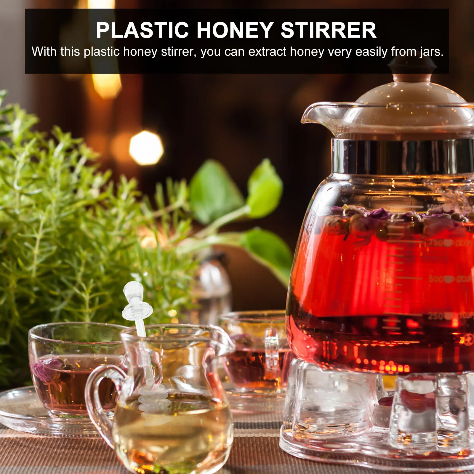 3pcs Acrylic Honey Dipper Food Grade Eco-Friendly Tool for Home Restaurant Kitchen Supplies Stirring
3pcs Acrylic Honey Dipper Food Grade Eco-Friendly Tool for Home Restaurant Kitchen Supplies Stirring