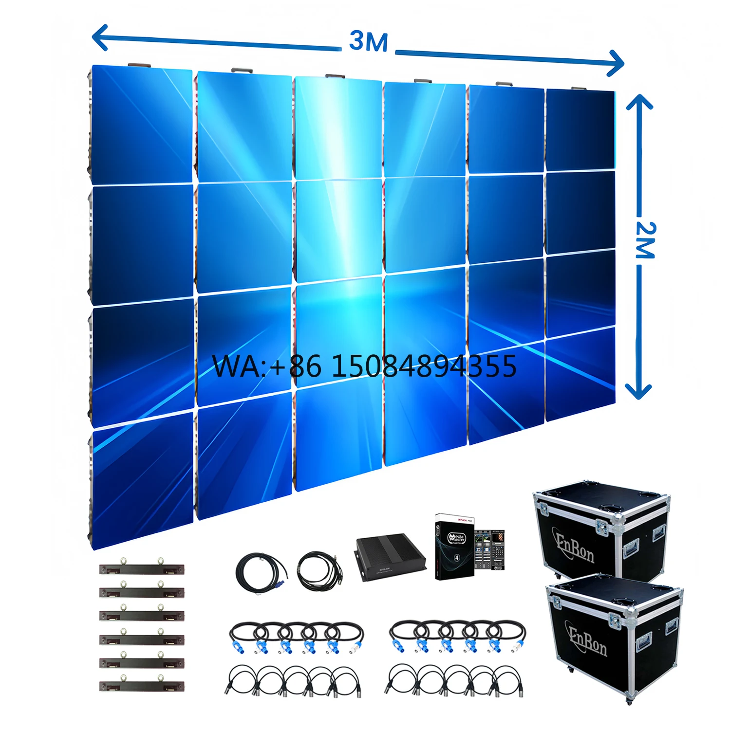 Touring LED Panel 500x500mm 2.6mm 2.9mm 3.9mm Indoor LED Screen Display for Church Stage LED Backdrop Wall
Touring LED Panel 500x500mm 2.6mm 2.9mm 3.9mm Indoor LED Screen Display for Church Stage LED Backdrop Wall