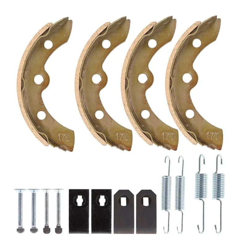 Brake Shoes & Spring Kit For Club Car DS Gas And Electric Carts 1995-Up 101823201, 1018163-01,1011466
Brake Shoes & Spring Kit For Club Car DS Gas And Electric Carts 1995-Up 101823201, 1018163-01,1011466