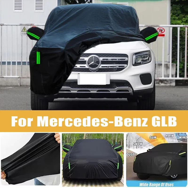 For Mercedes-Benz GLB Full Car Cover Four Seasons Outdoor Sun Anti UV Rain Snow Dust Protection Oxford Cloth Accessories
For Mercedes-Benz GLB Full Car Cover Four Seasons Outdoor Sun Anti UV Rain Snow Dust Protection Oxford Cloth Accessories