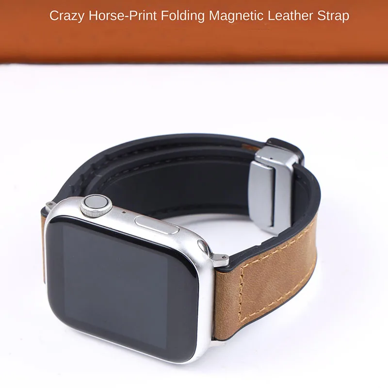 Silicone Leather Strap For Apple Watchband 49mm 44mm 45mm 42mm 40mm Accessories Bracelet for iWatch Ultra Series 9 8 7 SE 6 5 4
Silicone Leather Strap For Apple Watchband 49mm 44mm 45mm 42mm 40mm Accessories Bracelet for iWatch Ultra Series 9 8 7 SE 6 5 4
