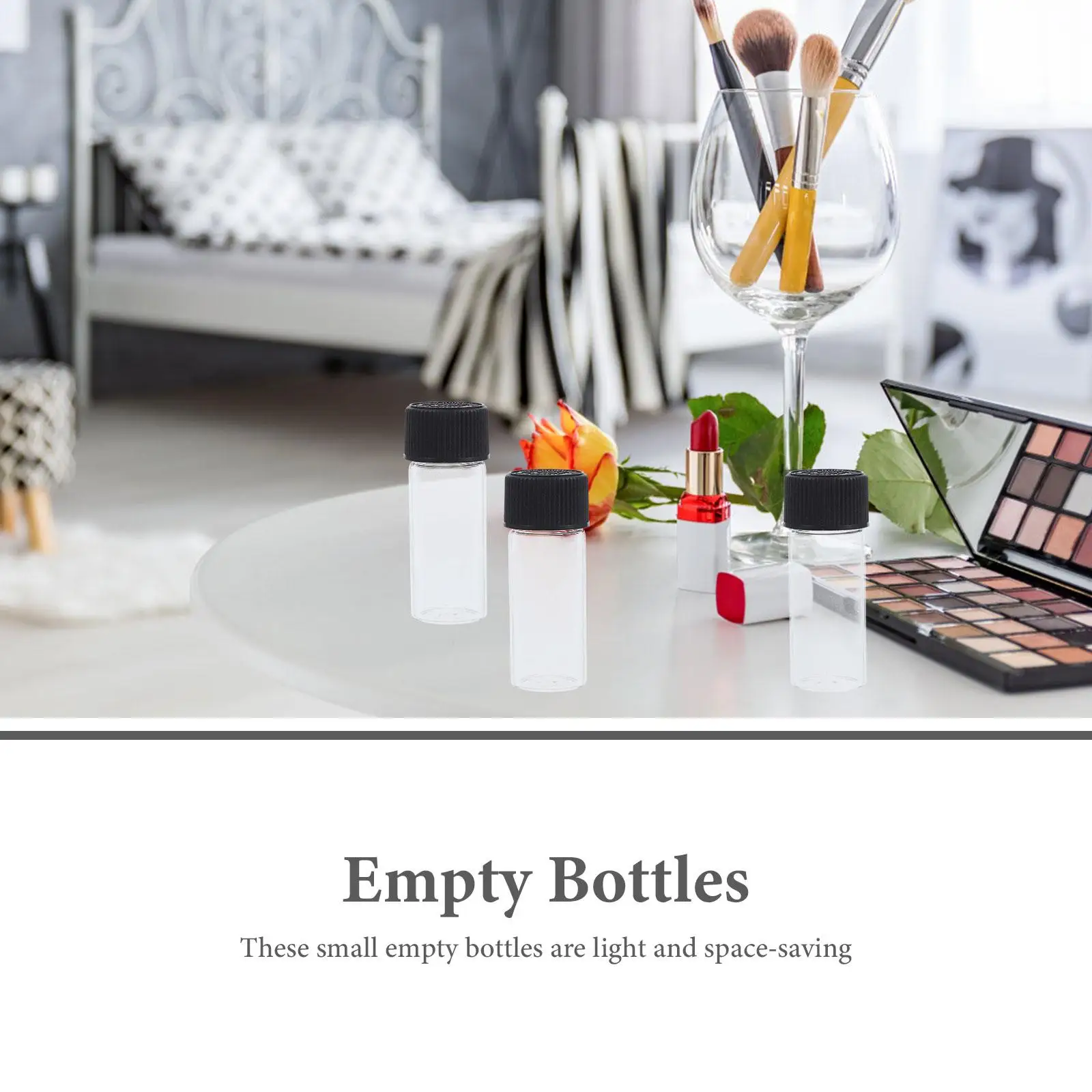 Press-screw Cap Glass Bottles 12 Pcs Clear Empty Vials Crystal Portable Leak Proof Containers For Travel Beauty Storage
Press-screw Cap Glass Bottles 12 Pcs Clear Empty Vials Crystal Portable Leak Proof Containers For Travel Beauty Storage