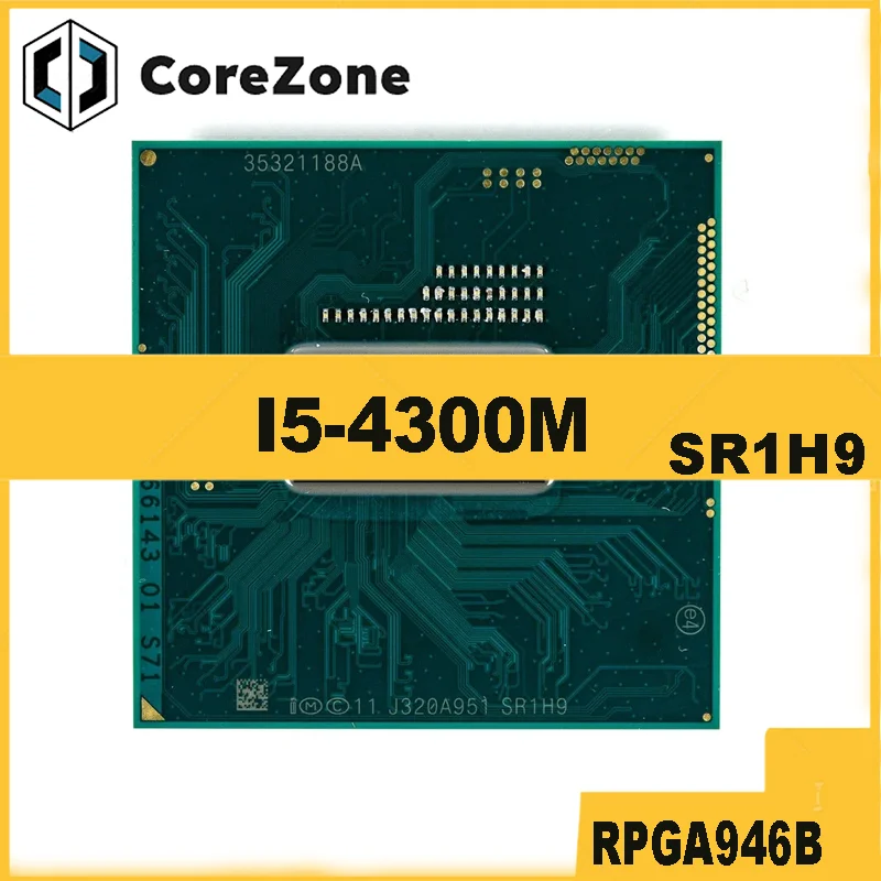 I5-4300M I5 4300M SR1H9 2,6 ГГц 3 МБ кэш для процессора Prosesor Socket HM87 G3/RPGA946B
I5-4300M I5 4300M SR1H9 2,6 ГГц 3 МБ кэш для процессора Prosesor Socket HM87 G3/RPGA946B