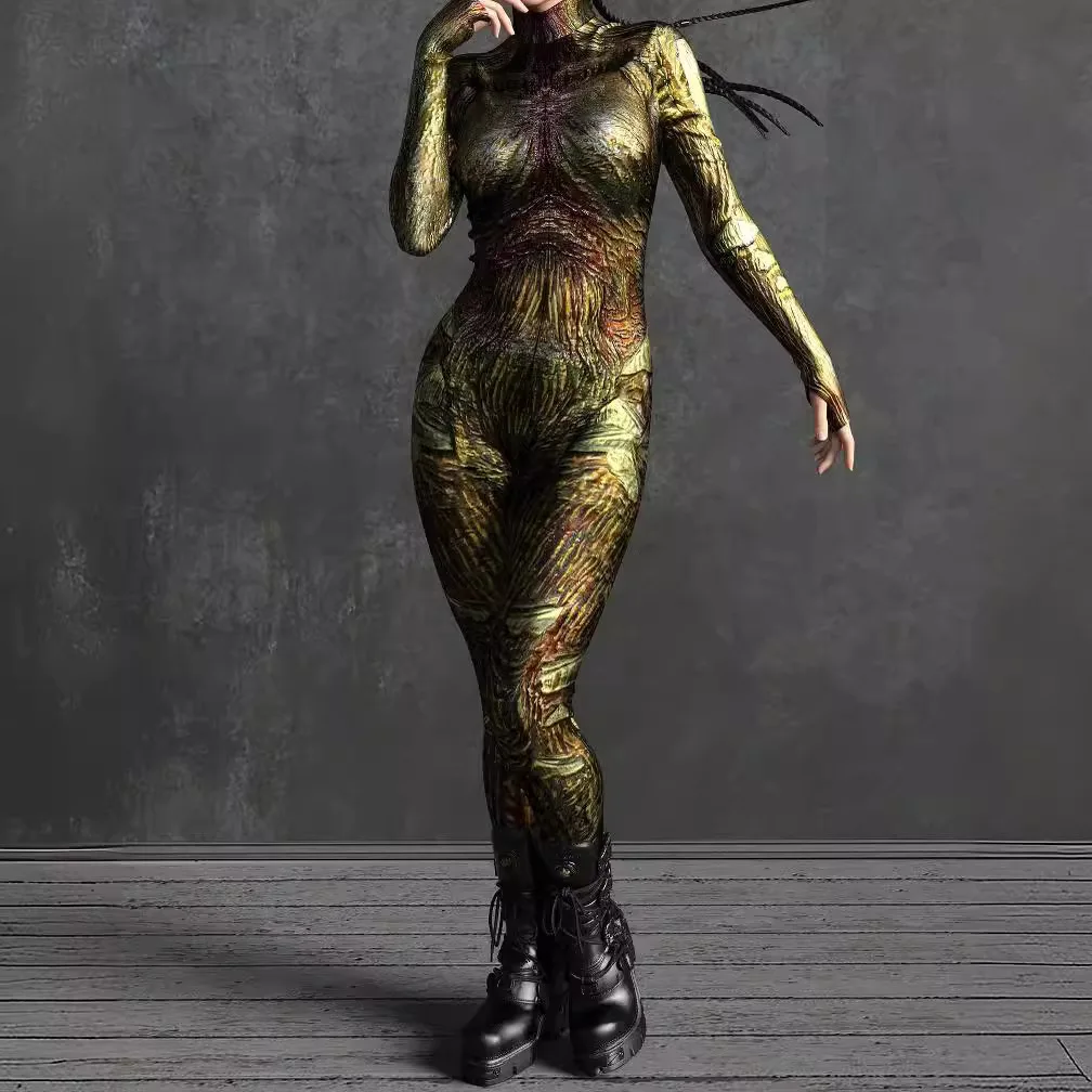 Halloween Anime Horror Cosplay Jumpsuit Terror Monster Skin Bodysuit Steampunk Party Show Zentai Suit Unisex Aerial Yoga Suit
Halloween Anime Horror Cosplay Jumpsuit Terror Monster Skin Bodysuit Steampunk Party Show Zentai Suit Unisex Aerial Yoga Suit
