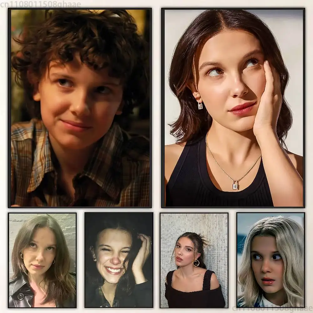 Millie Brown Stranger Poster Fancy Poster Wall Sticker for Living Room Bar Vintage Decorative Painting
Millie Brown Stranger Poster Fancy Poster Wall Sticker for Living Room Bar Vintage Decorative Painting