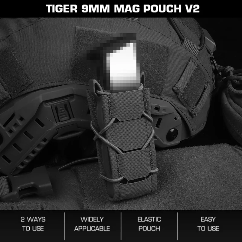 Tiger style 9mm quick release magazine V2, widely applicable to various 9mm function boxes, adjustable installation height
Tiger style 9mm quick release magazine V2, widely applicable to various 9mm function boxes, adjustable installation height