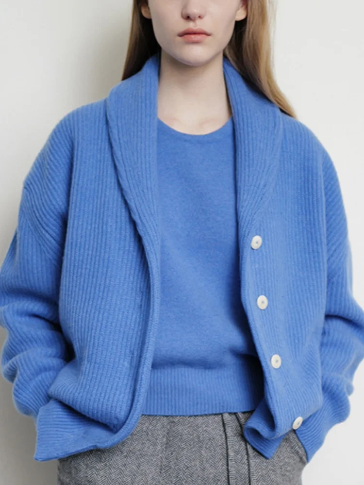 Early Autumn Long Sleeve Lady Solid Color Sweater Knitwear Top Women's Knitted Cardigan Coat
Early Autumn Long Sleeve Lady Solid Color Sweater Knitwear Top Women's Knitted Cardigan Coat