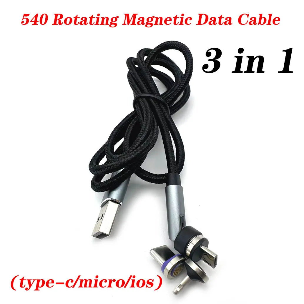 10pcs 540 Rotate Magnetic Cable 5A Fast Charging Type C Cable For iPhone Xiaomi Micro USB Magnet Charger Phone Data Cord
10pcs 540 Rotate Magnetic Cable 5A Fast Charging Type C Cable For iPhone Xiaomi Micro USB Magnet Charger Phone Data Cord