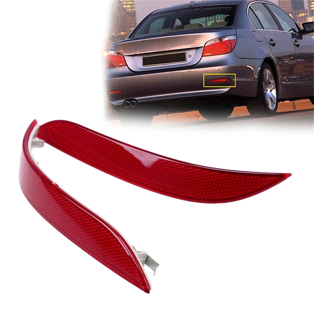 Rear Bumper Reflector Lights For BMW 5 Series E60 Sedan 2003-2007 2006 2005 2004 Pre-facelift 63146915040 63146915039
Rear Bumper Reflector Lights For BMW 5 Series E60 Sedan 2003-2007 2006 2005 2004 Pre-facelift 63146915040 63146915039