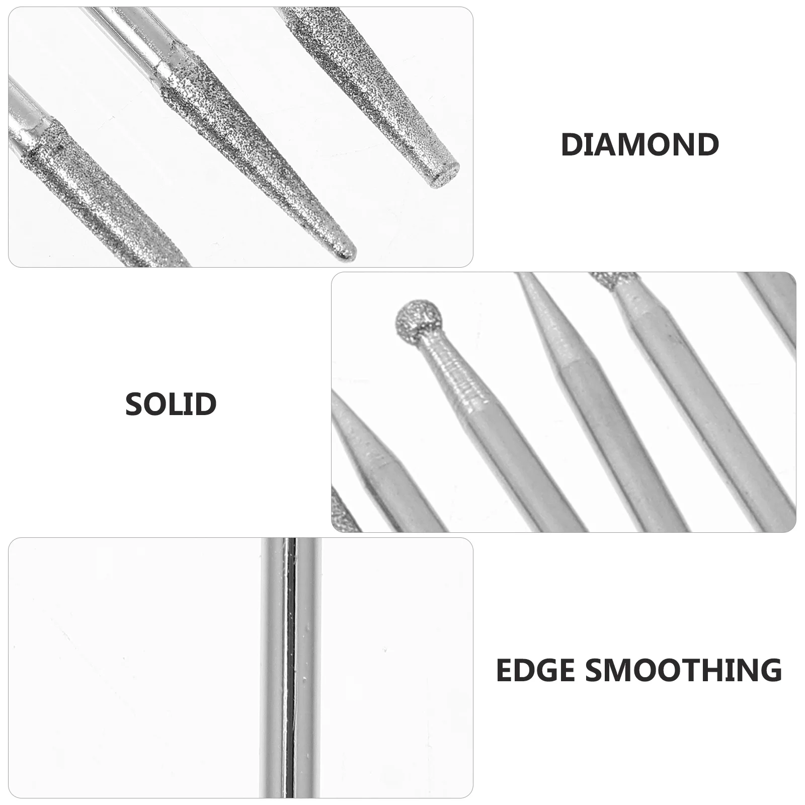 30Pcs Nail Grinding Heads Set Durable Professional Manicure Drill Bits Nail Art Tools for Salon Home DIY Pedicure File 
30Pcs Nail Grinding Heads Set Durable Professional Manicure Drill Bits Nail Art Tools for Salon Home DIY Pedicure File
