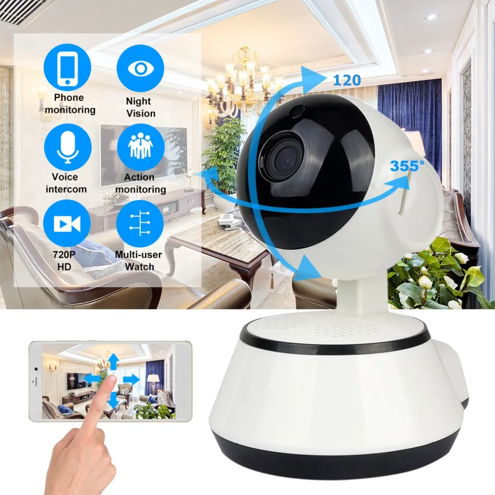 720P Home Security Mini Two Way Audio Wireless Camera WiFi IP Camera Portable Night Vision HDCCTV WiFi Camera Baby Monitor
720P Home Security Mini Two Way Audio Wireless Camera WiFi IP Camera Portable Night Vision HDCCTV WiFi Camera Baby Monitor