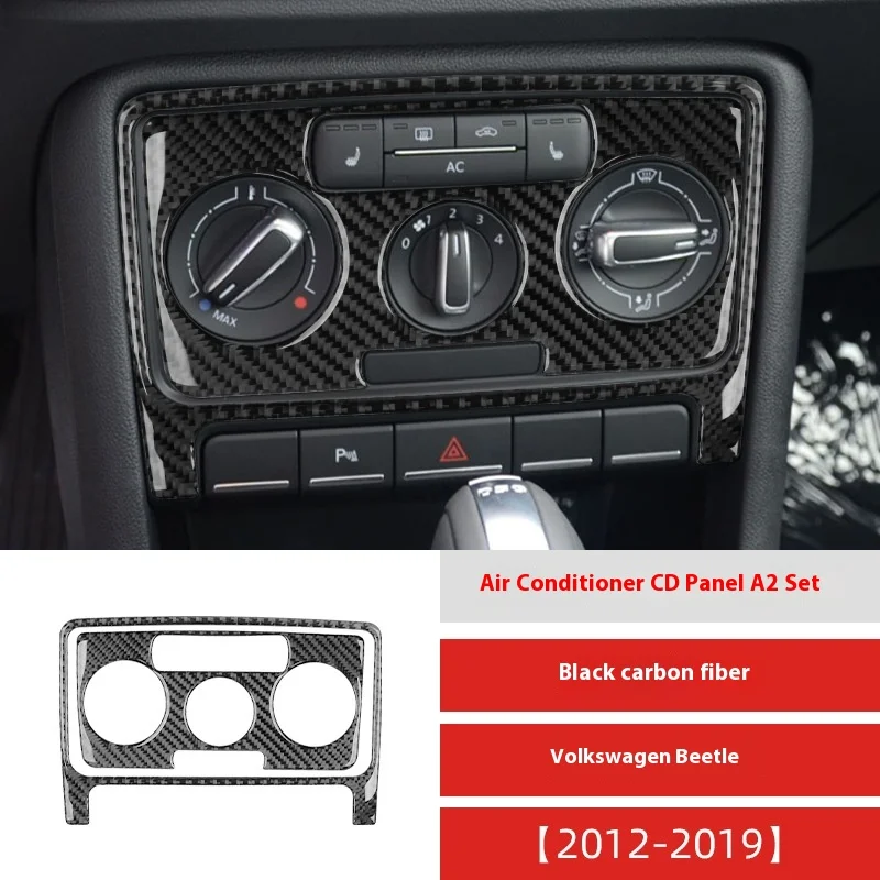 For 12-19 Volkswagen Beetle Carbon Fiber Air Conditioning CD Panel Decorative Sticker Car Interior Modification Accessories
For 12-19 Volkswagen Beetle Carbon Fiber Air Conditioning CD Panel Decorative Sticker Car Interior Modification Accessories