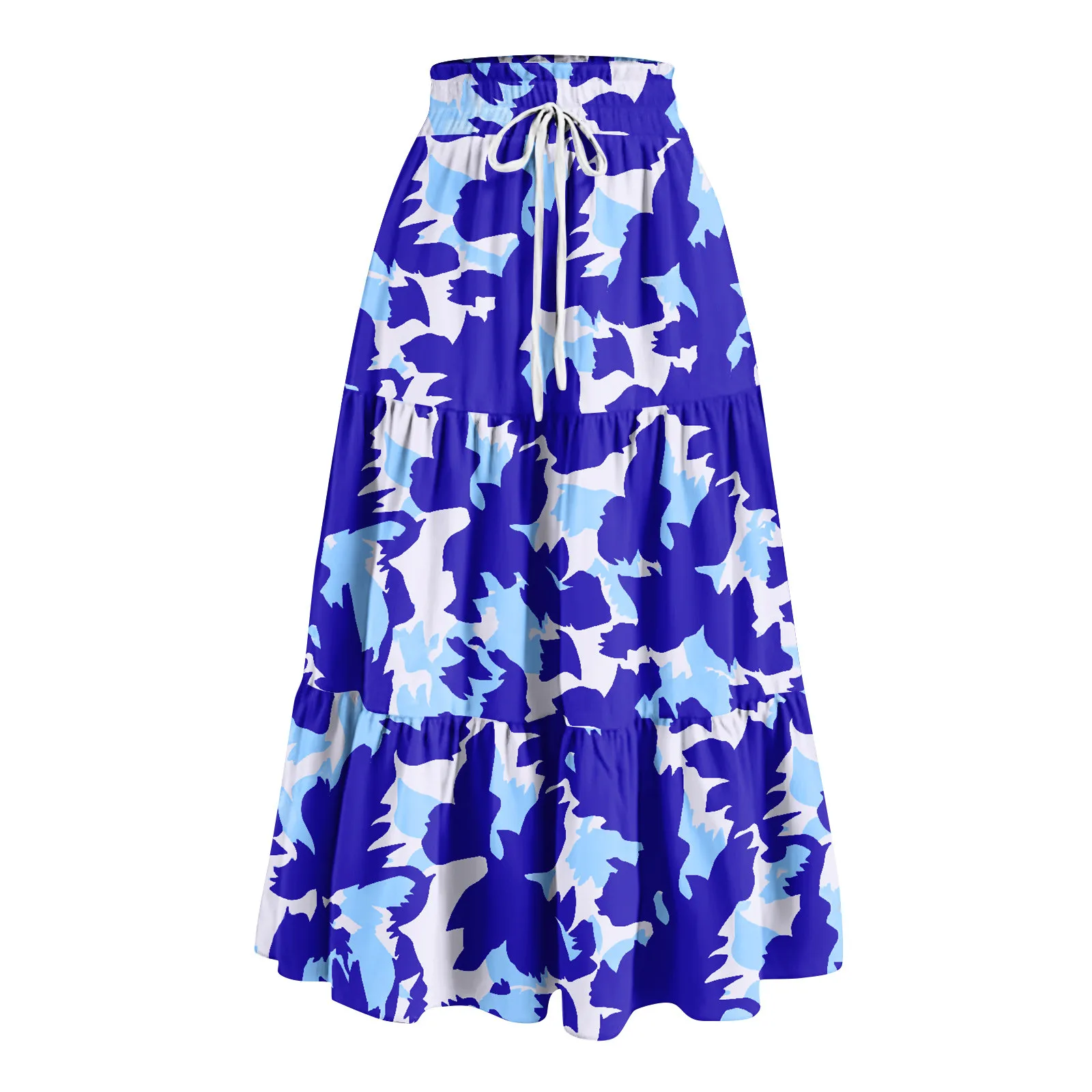 Vintage Pleated Flowy Swing Vacation Skirt Floral Printed Loose Comfortable A-Line Tie Long Half Dress Falda Larga Mujer 2025
Vintage Pleated Flowy Swing Vacation Skirt Floral Printed Loose Comfortable A-Line Tie Long Half Dress Falda Larga Mujer 2025