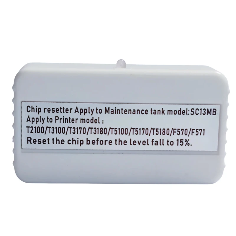 SC13MB C13S210057 F570 F571 восстановитель чипа резервуара для Epson T3100 T5100 T3170 T5170 T2170 T2100 T3130 контейнер для отходов чернил
SC13MB C13S210057 F570 F571 восстановитель чипа резервуара для Epson T3100 T5100 T3170 T5170 T2170 T2100 T3130 контейнер для отходов чернил