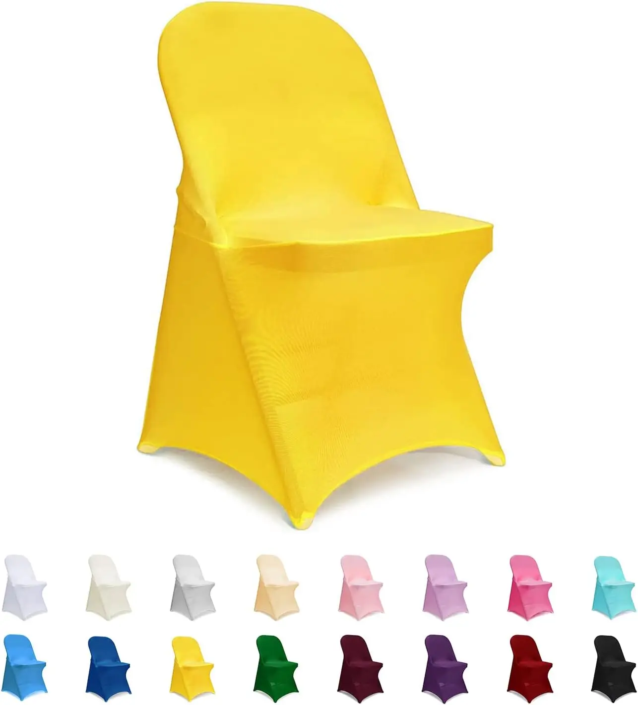 Yellow Folding Chair Covers, Spandex Folding Chair Covers 10 Pcs, Banquet Chair Slipcovers For Party, Wedding, Holidays,
Yellow Folding Chair Covers, Spandex Folding Chair Covers 10 Pcs, Banquet Chair Slipcovers For Party, Wedding, Holidays,