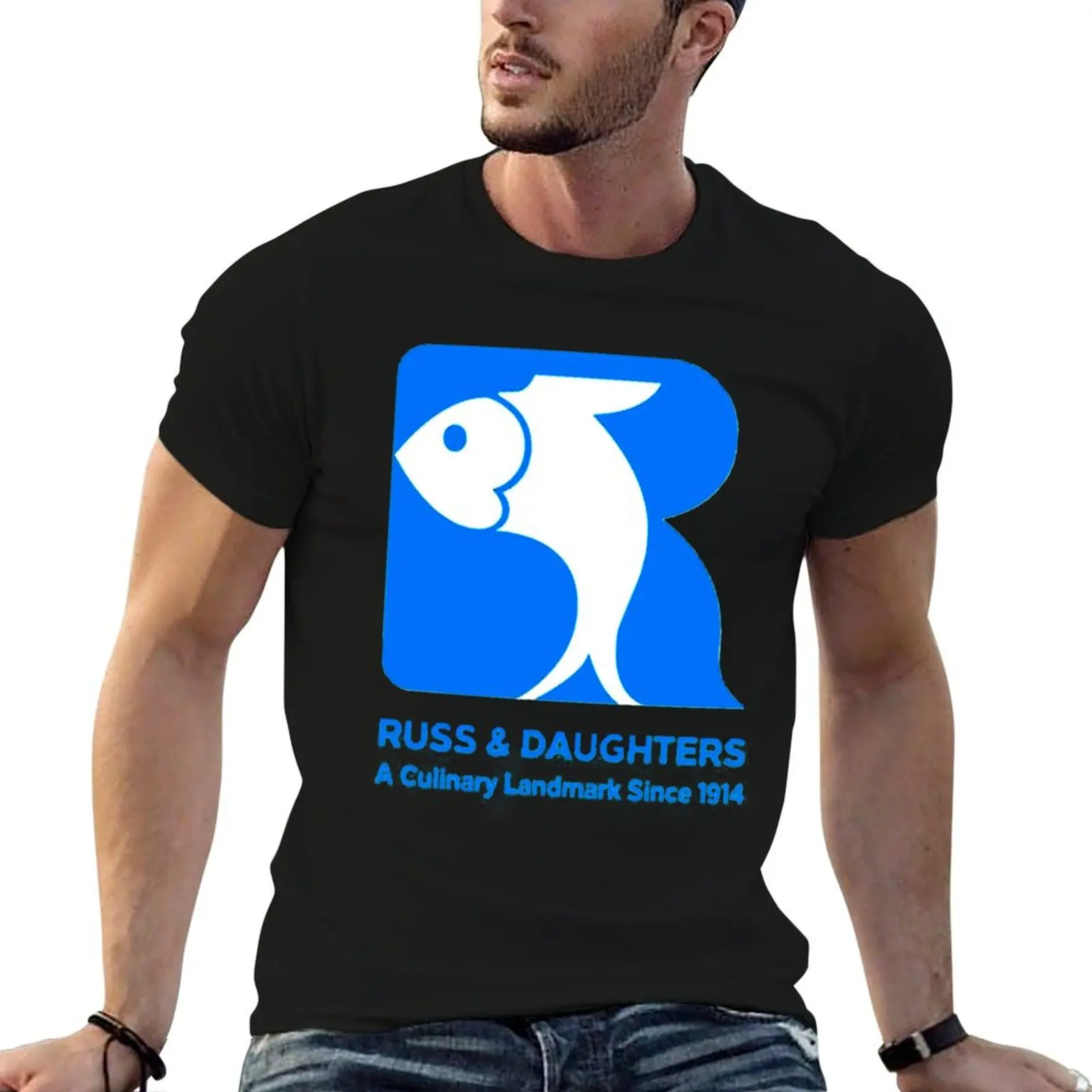 Russ AND daughters T-Shirt shirts graphic tee man clothes heavyweight t shirts for men
Russ AND daughters T-Shirt shirts graphic tee man clothes heavyweight t shirts for men