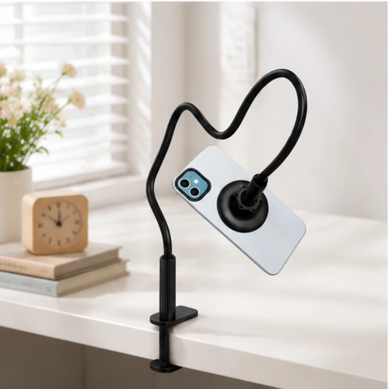 Adjustable 120CM Magnetic Lazy Phone Mount, 360° Rotatable Flexible Stand for Desktop, Bed, and iPhone Magsafe Use
Adjustable 120CM Magnetic Lazy Phone Mount, 360° Rotatable Flexible Stand for Desktop, Bed, and iPhone Magsafe Use