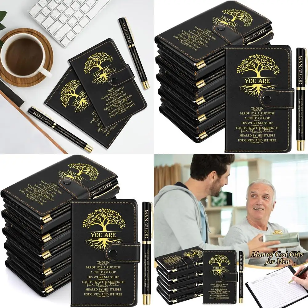 Leather Prayer Journal with Bible Verse Pen: Christian Gift for Pastors and Church Leaders
Leather Prayer Journal with Bible Verse Pen: Christian Gift for Pastors and Church Leaders