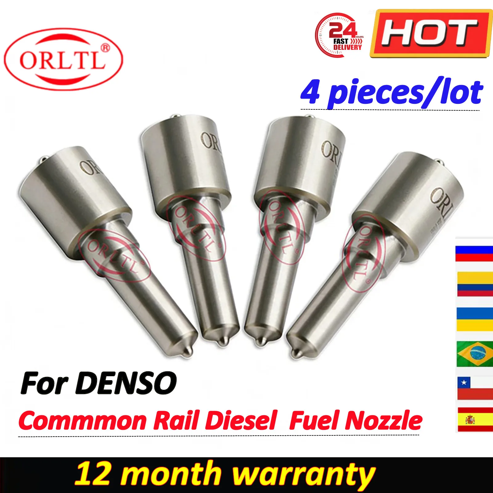 4PCS 33800-45700 Common Rail Injector Nozzle Tips DLLA150P866 093400-8660 For Hyundai 095000-5550 DCRI105550 095000-555#
4PCS 33800-45700 Common Rail Injector Nozzle Tips DLLA150P866 093400-8660 For Hyundai 095000-5550 DCRI105550 095000-555#