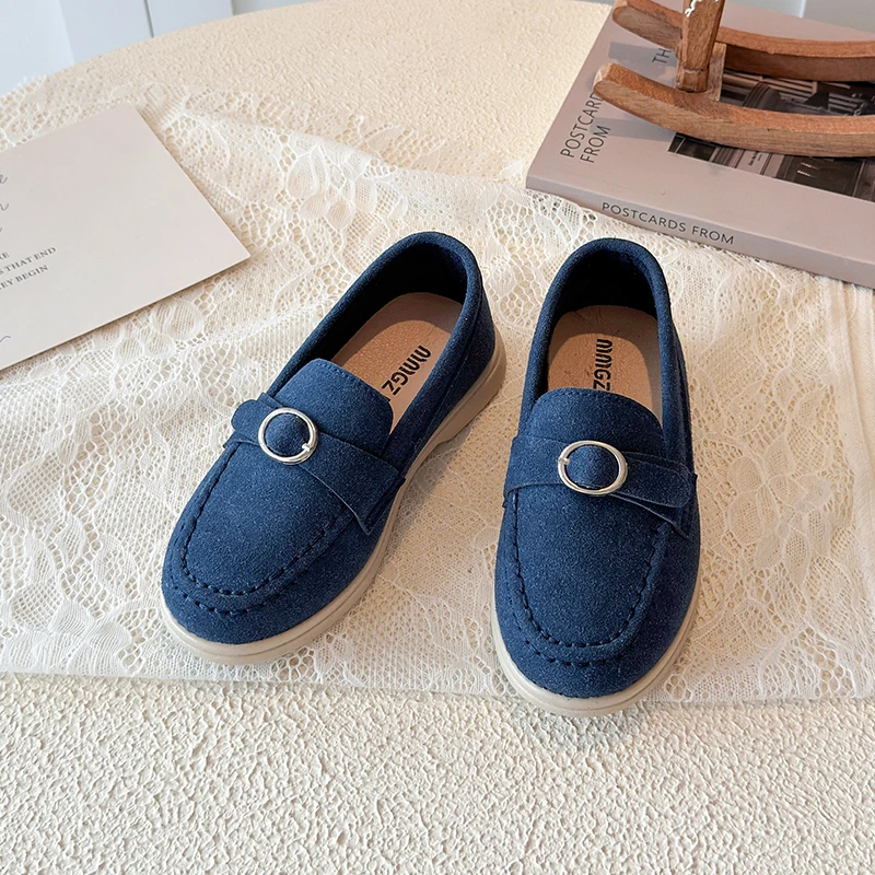 2026 Kids Moccasins Soft Bottom Children Flats Retro Classic Boys Girls Casual Shoes New Fashion Soild Color Versatile Non-slip
2026 Kids Moccasins Soft Bottom Children Flats Retro Classic Boys Girls Casual Shoes New Fashion Soild Color Versatile Non-slip