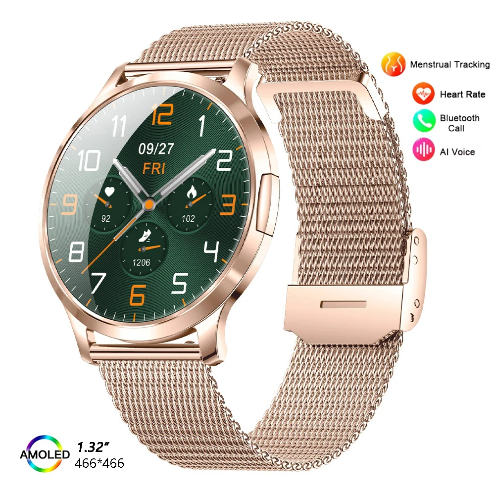 1.32" AMOLED Smart Watch Men Women V93 Ladies Smartwatch 2026 Digital Wrist Watches Electronic Wristwatch Clock Fitness Bracelet
1.32" AMOLED Smart Watch Men Women V93 Ladies Smartwatch 2026 Digital Wrist Watches Electronic Wristwatch Clock Fitness Bracelet