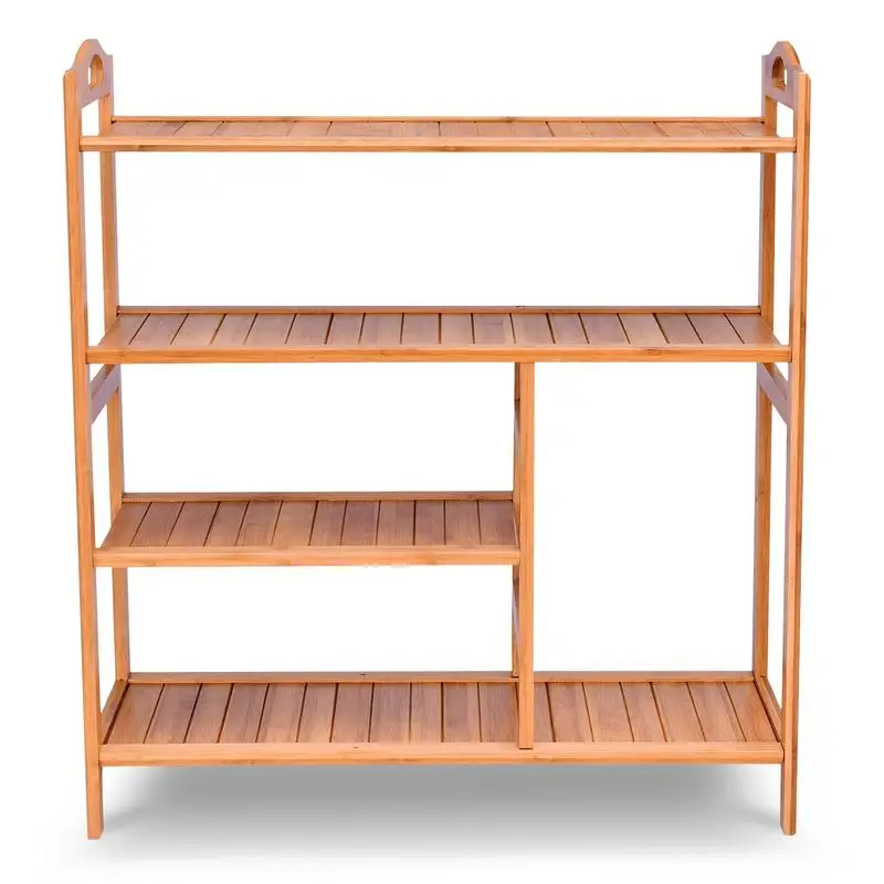 4 Tiers Multifunction Bamboo Storage Shoe Rack for Entryway Hallway
4 Tiers Multifunction Bamboo Storage Shoe Rack for Entryway Hallway