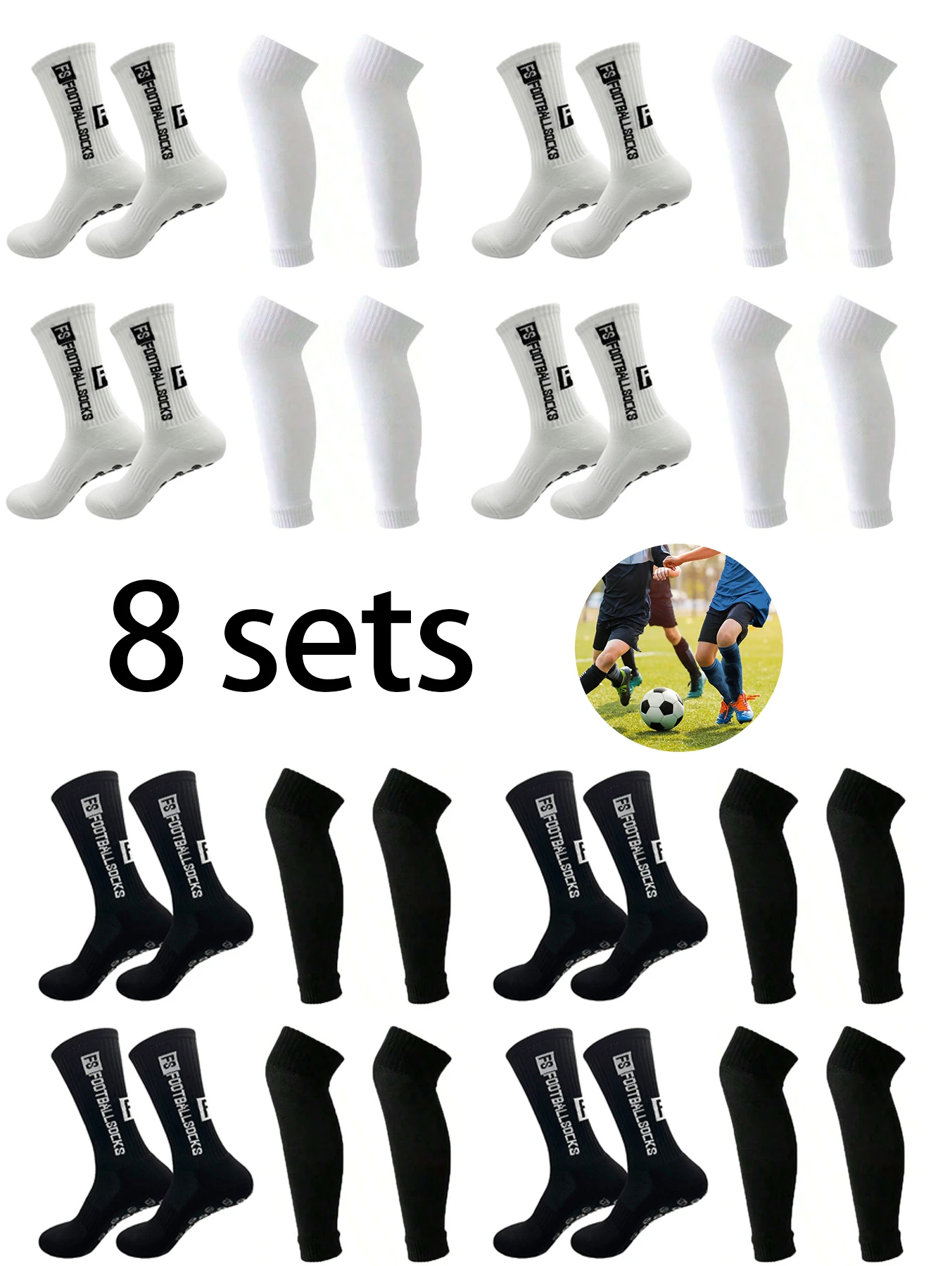 16Pairs Men Women Cycling Socks Football Socks Grip Socks Outdoor Climbing Socks Soccer Shin Guard Socks Leg Cover
16Pairs Men Women Cycling Socks Football Socks Grip Socks Outdoor Climbing Socks Soccer Shin Guard Socks Leg Cover