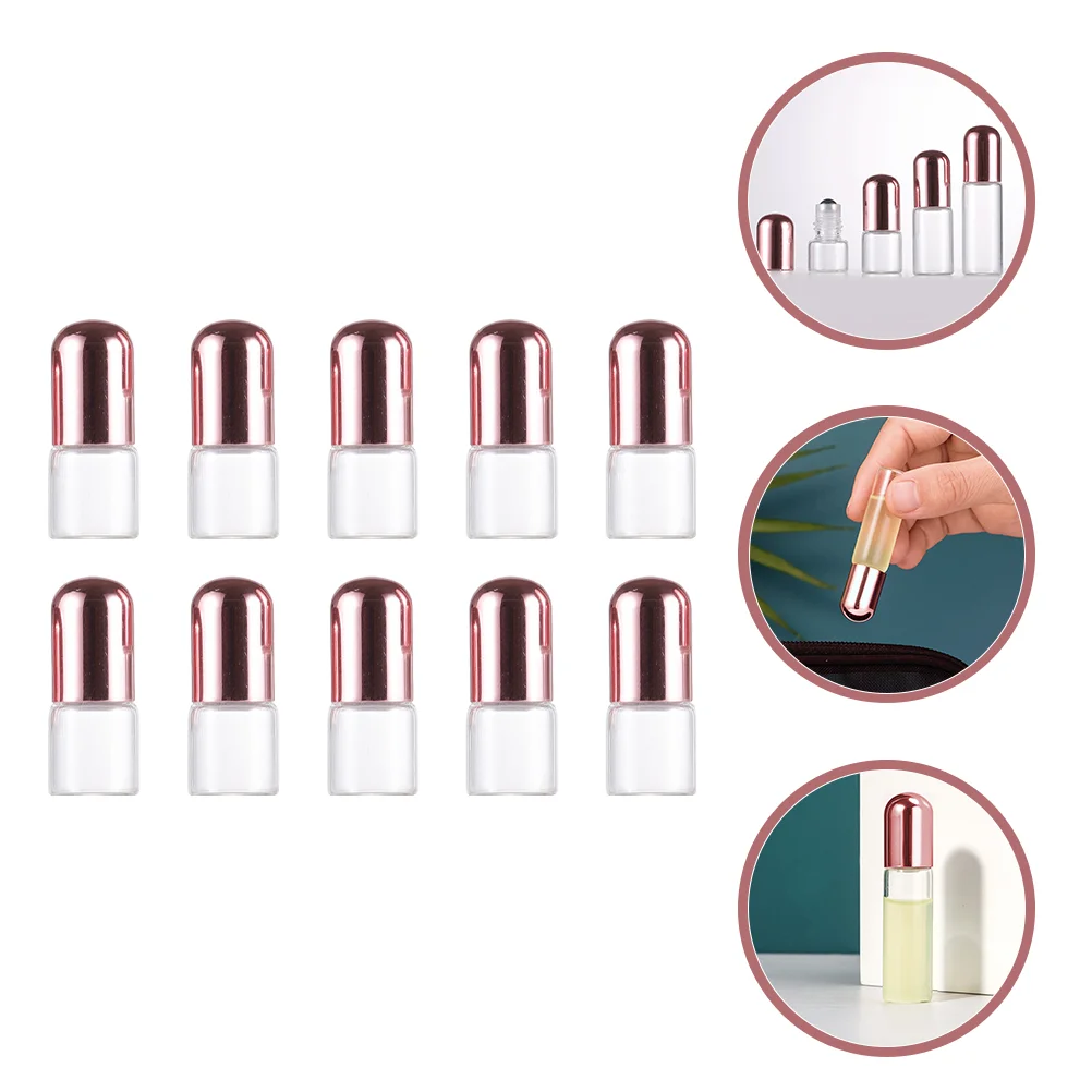 10 Pcs Travel Perfume Essential Oil Bottle Roller Bottles Glass Balls for Oils Golden
10 Pcs Travel Perfume Essential Oil Bottle Roller Bottles Glass Balls for Oils Golden