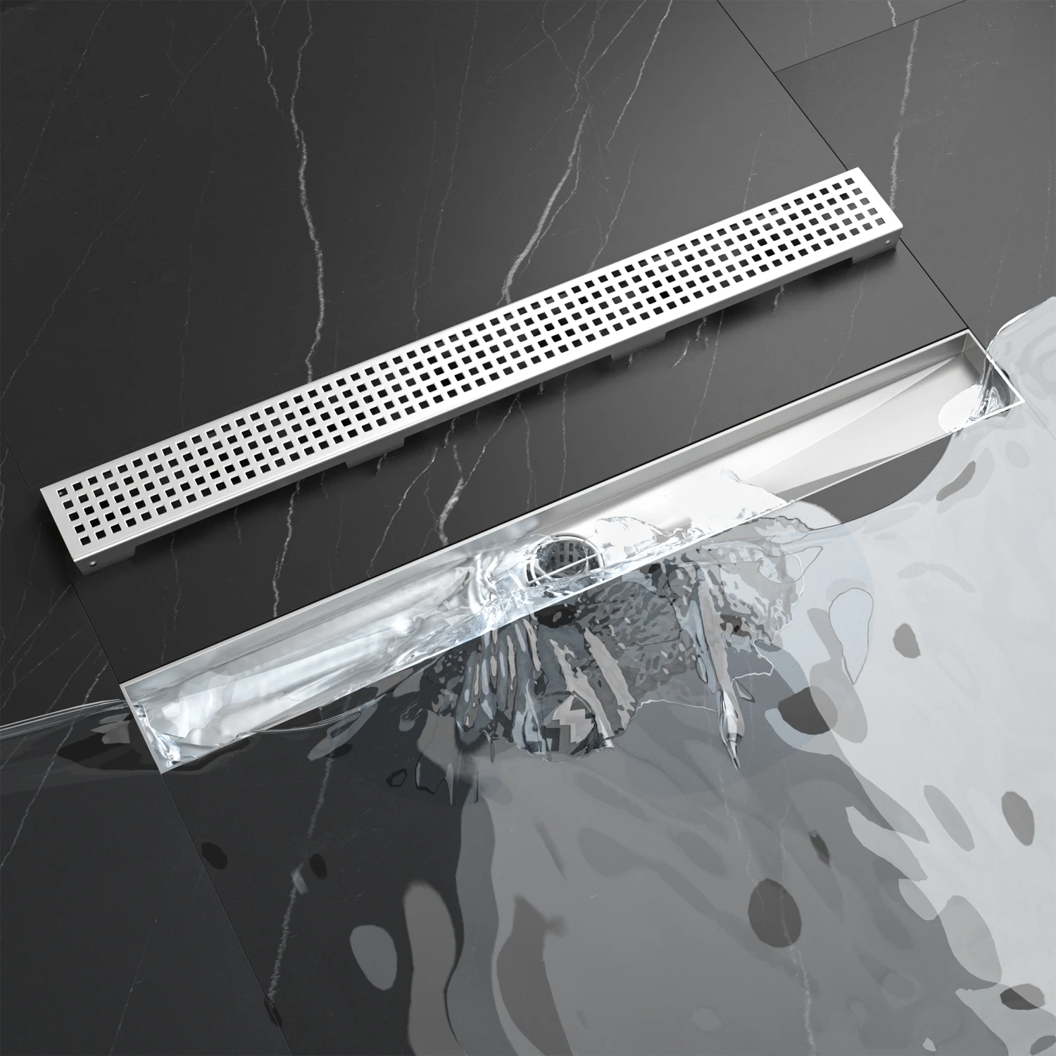 32 Inch Square Slot Floor Drain Cover Stainless Steel Bathroom Drain Material for Direct Drainage
32 Inch Square Slot Floor Drain Cover Stainless Steel Bathroom Drain Material for Direct Drainage
