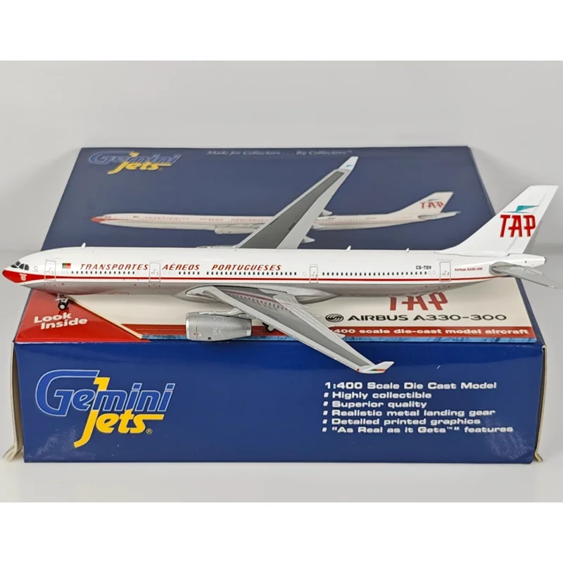 GeminiJets Diecast 1/400 Scale Portuguese Air A330-300 CS-TOV Alloy Aircraft Model Collectible Decorative Toy Gift
GeminiJets Diecast 1/400 Scale Portuguese Air A330-300 CS-TOV Alloy Aircraft Model Collectible Decorative Toy Gift