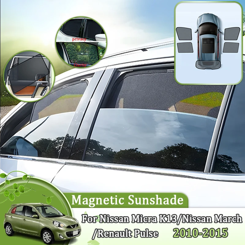 Magnetic Car Mesh Sunshade For Nissan Micra K13 March MK4 2010~2015 2013 Window Visor Curtain Shading Shade Magnetic Accessories
Magnetic Car Mesh Sunshade For Nissan Micra K13 March MK4 2010~2015 2013 Window Visor Curtain Shading Shade Magnetic Accessories