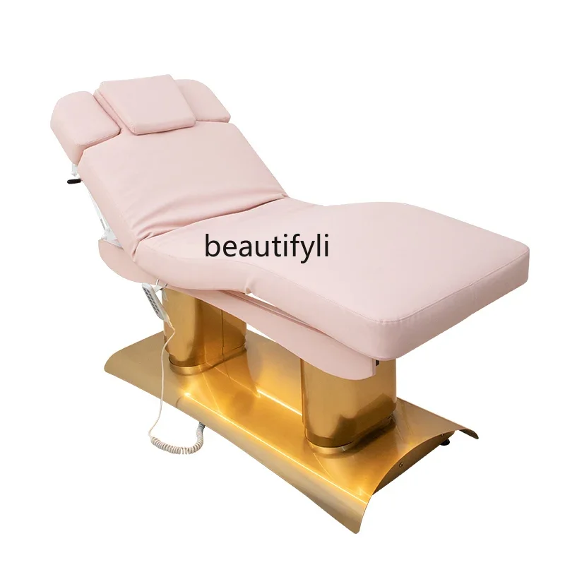 cqyHigh-end beauty bed stainless steel base intelligent heating all-electric micro-pattern embroidery medical beauty bed
cqyHigh-end beauty bed stainless steel base intelligent heating all-electric micro-pattern embroidery medical beauty bed