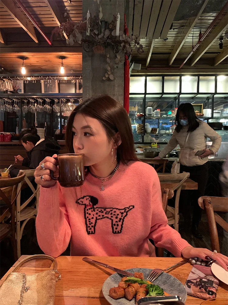 Women's Pullover Sweater Pink Inner Wear Autumn Winter Design Sensation Small Size Can Outerwear Comfortable Warm Knitted Top
Women's Pullover Sweater Pink Inner Wear Autumn Winter Design Sensation Small Size Can Outerwear Comfortable Warm Knitted Top