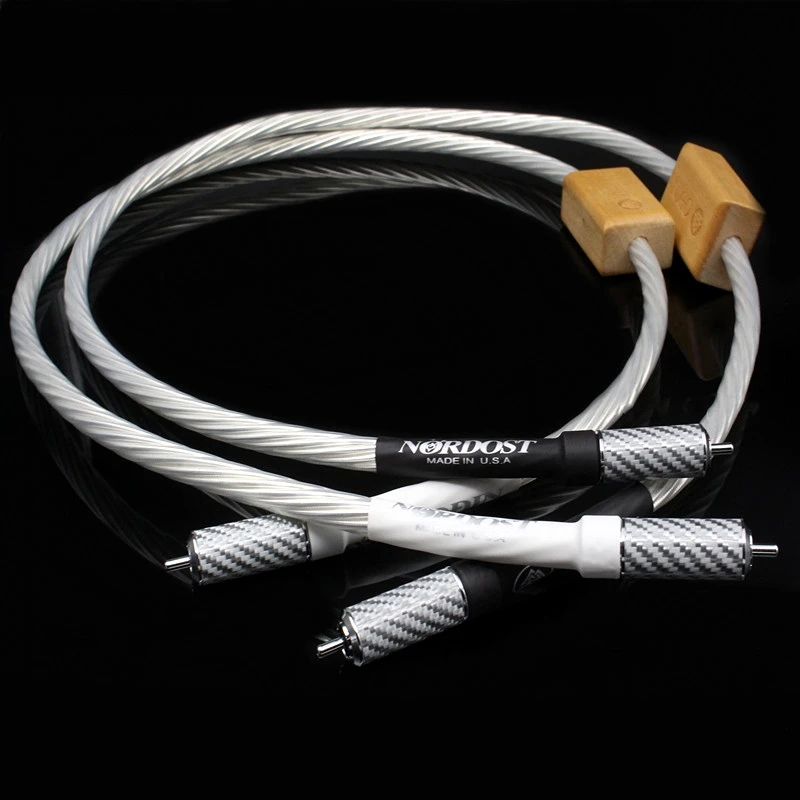 Pair HiFi Audio Interconnect Line Shield Silver Plated Nordost Odin Amplifier RCA Cable Carbon Fiber Plug
Pair HiFi Audio Interconnect Line Shield Silver Plated Nordost Odin Amplifier RCA Cable Carbon Fiber Plug