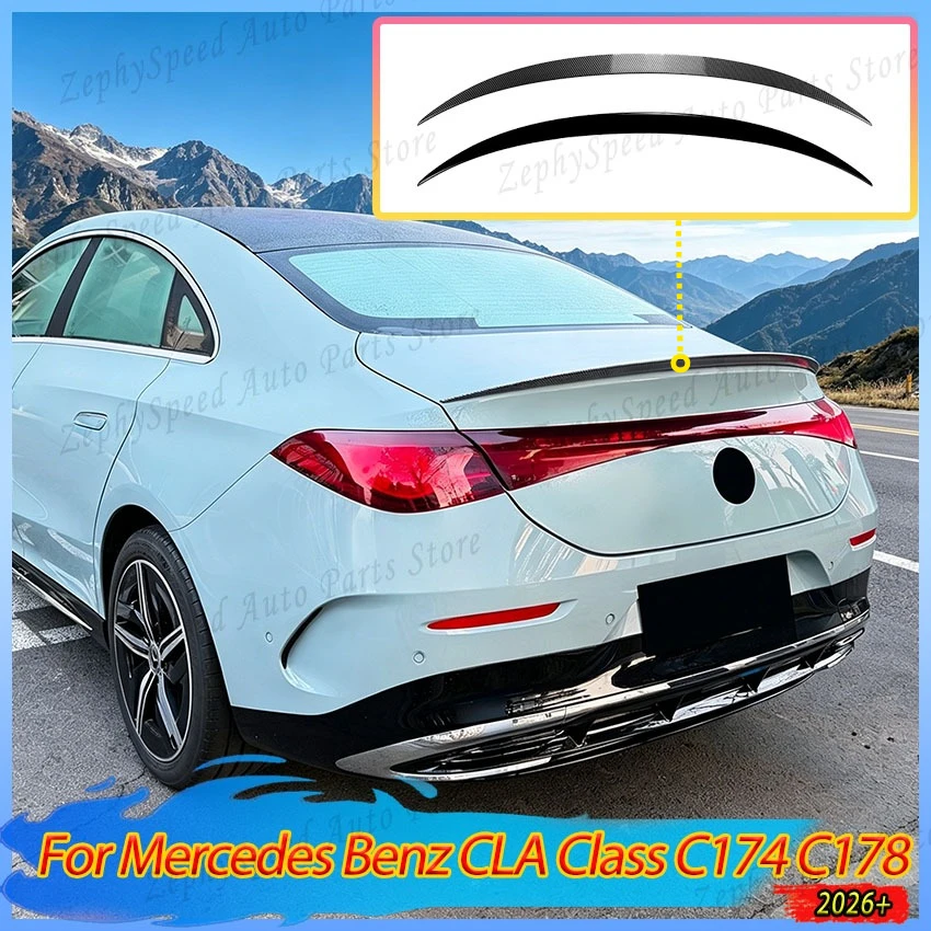 Rear Trunk Spoiler Wing Lip For Mercedes Benz CLA Class C174 C178 2026+ AMG Rear Trunk Lid Car Accessories Body Kit Tuning
Rear Trunk Spoiler Wing Lip For Mercedes Benz CLA Class C174 C178 2026+ AMG Rear Trunk Lid Car Accessories Body Kit Tuning