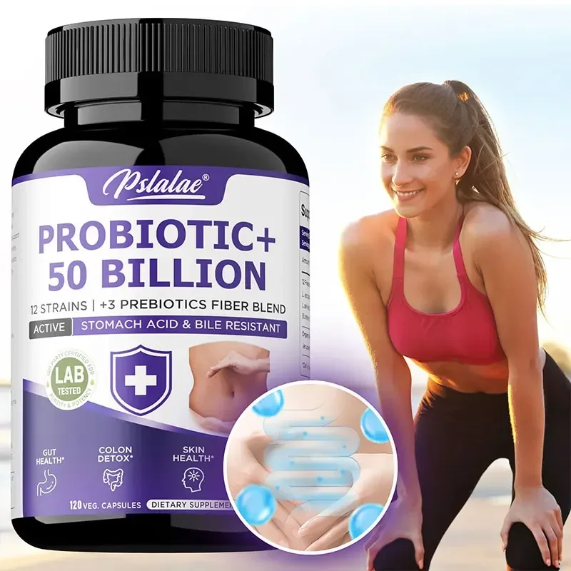 Probiotic 50 Billion - Promotes Intestinal Health, Relieves Gas and Bloating, Boosts Immunity
Probiotic 50 Billion - Promotes Intestinal Health, Relieves Gas and Bloating, Boosts Immunity