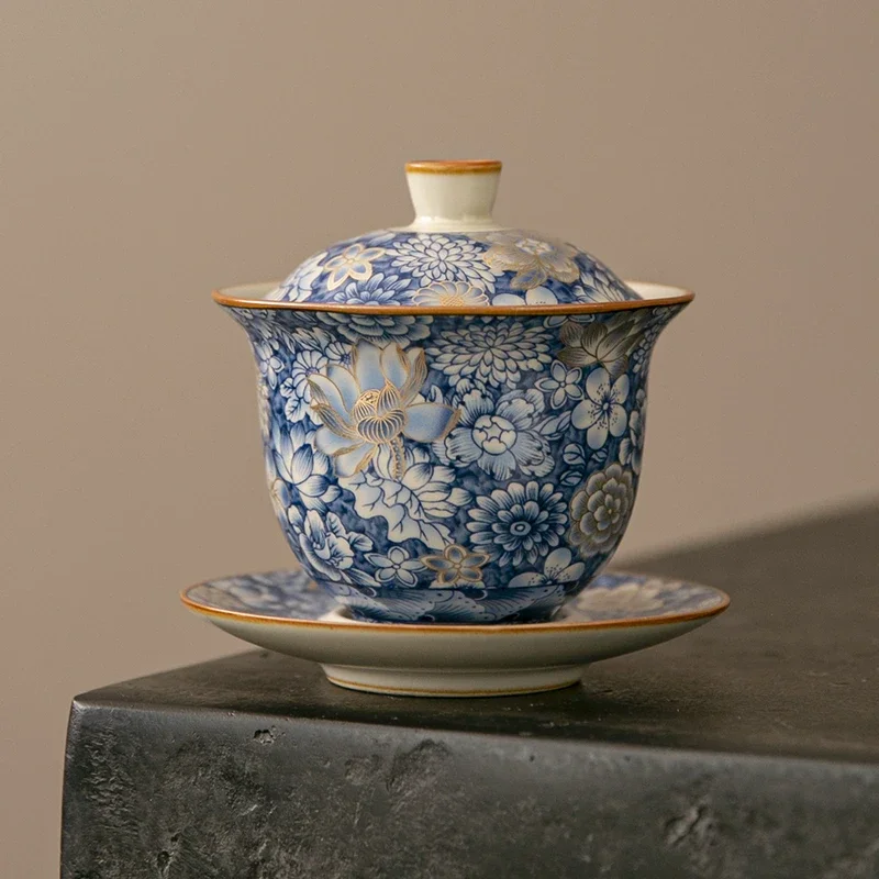 Фарфоровый гавайский набор Gold Blossoms Ru Kiln для чайной подгузницы, чашка для чайной посуды, китайские желтые керамические открывающиеся чайные чаши Chawan
Фарфоровый гавайский набор Gold Blossoms Ru Kiln для чайной подгузницы, чашка для чайной посуды, китайские желтые керамические открывающиеся чайные чаши Chawan