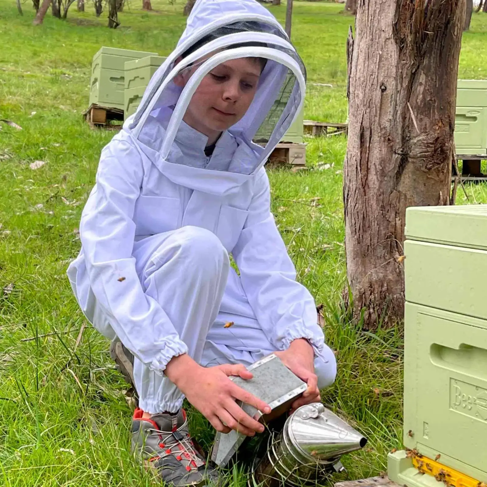 1 Set Mini Beekeeping Suit Beekeeping Clothing Full Body Beekeeping Gear Ventilated Beekeeping Clothing
1 Set Mini Beekeeping Suit Beekeeping Clothing Full Body Beekeeping Gear Ventilated Beekeeping Clothing