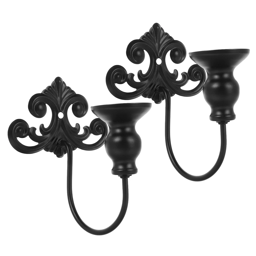 2Pcs Wrought Iron Wall Holder Vintage Metal Sconce Shelf Decor Romantic Cozy Wall Decor Candles
2Pcs Wrought Iron Wall Holder Vintage Metal Sconce Shelf Decor Romantic Cozy Wall Decor Candles