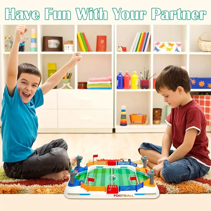 Football Table Mini Tabletop Interactive Game, Soccer Tabletops Competition Sports Games Desktop Catapult Toys for Family Game
Football Table Mini Tabletop Interactive Game, Soccer Tabletops Competition Sports Games Desktop Catapult Toys for Family Game