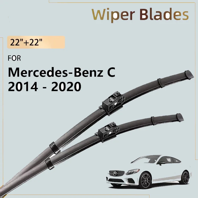 For Mercedes Benz C Class W205 S205 2014 - 2020 2018 2017 2016 2015 Accessories Car Front Wiper Blades C180 C200 C220 C250 C300
For Mercedes Benz C Class W205 S205 2014 - 2020 2018 2017 2016 2015 Accessories Car Front Wiper Blades C180 C200 C220 C250 C300