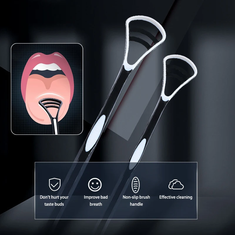 1PCS Dual Uses Tongue Scraper Cleaners Reusable Oral Health Cleaning Brush Hygiene Care Toothbrush Mouth Fresh Breath Scraping
1PCS Dual Uses Tongue Scraper Cleaners Reusable Oral Health Cleaning Brush Hygiene Care Toothbrush Mouth Fresh Breath Scraping
