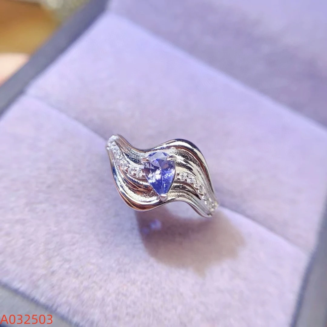 KJJEAXCMY Fine Jewelry Natural Tanzanite Women's Ring S925 Silver Electroplating Process Inlaid High Clarity Support Testing
KJJEAXCMY Fine Jewelry Natural Tanzanite Women's Ring S925 Silver Electroplating Process Inlaid High Clarity Support Testing
