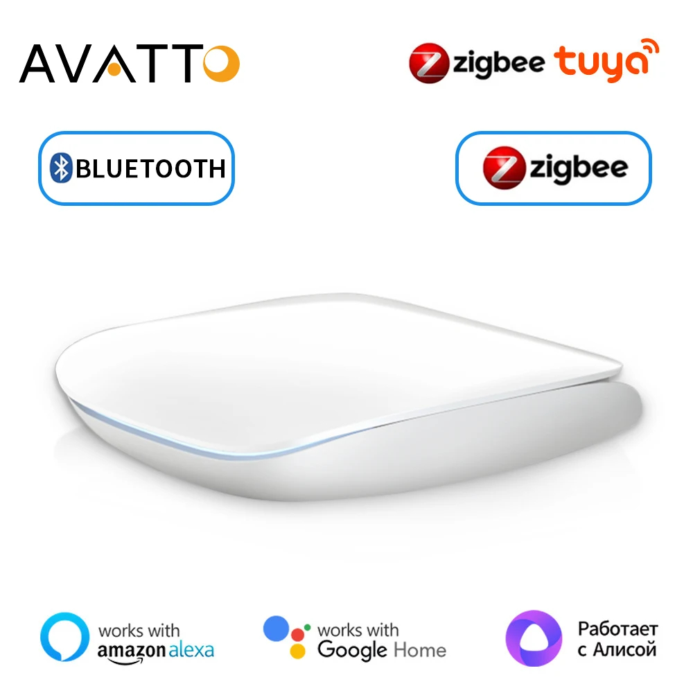 Многомодельный интеллектуальный шлюзовый концентратор AVATTO Tuya ZigBee/BLE, беспроводной пульт дистанционного управления Smart Home Bridge работает с Alexa Google Home
Многомодельный интеллектуальный шлюзовый концентратор AVATTO Tuya ZigBee/BLE, беспроводной пульт дистанционного управления Smart Home Bridge работает с Alexa Google Home