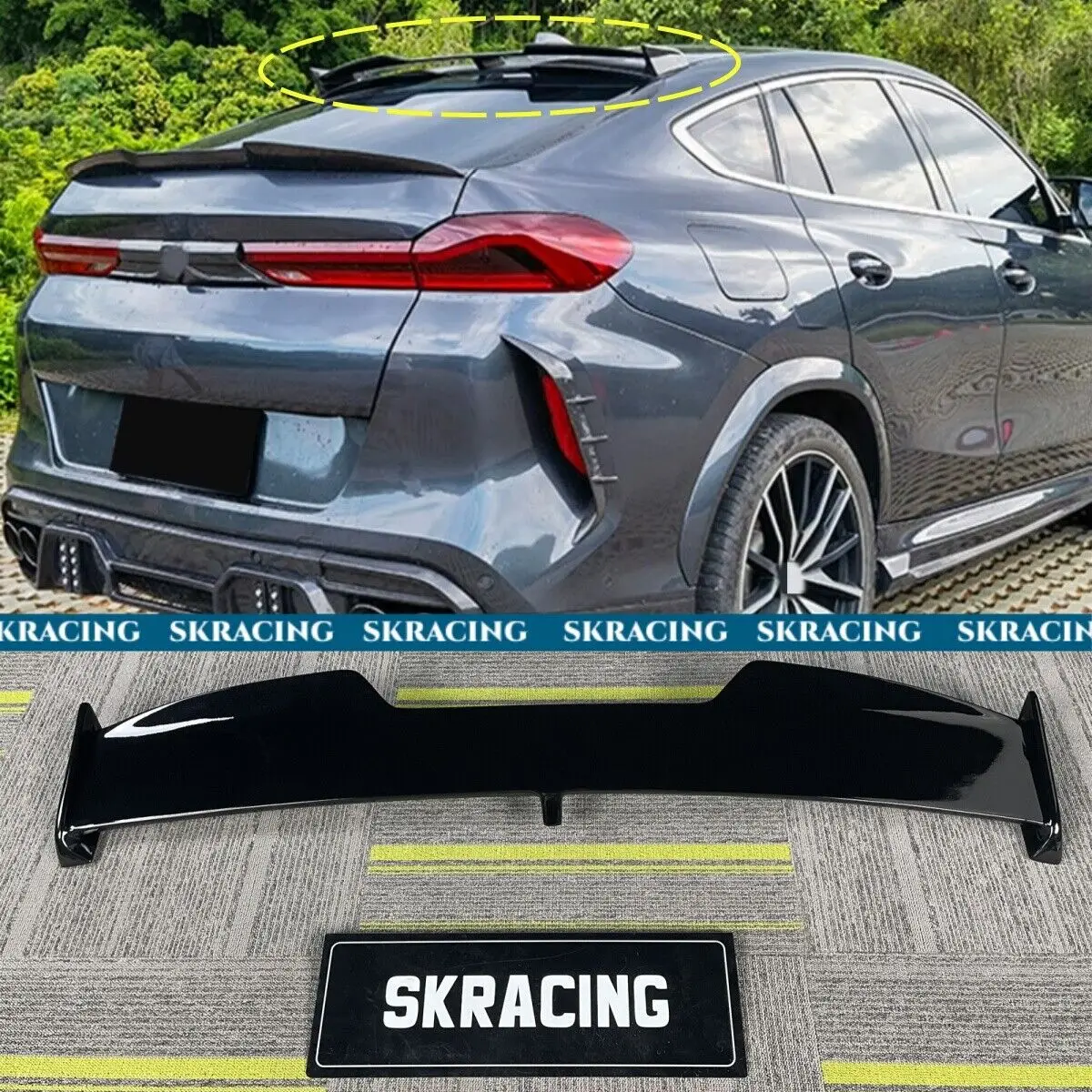 Carbon/Forged Carbon/Gloss Rear Roof Lip Spoiler Top Wing For BMW X6 X6M 2020-24
Carbon/Forged Carbon/Gloss Rear Roof Lip Spoiler Top Wing For BMW X6 X6M 2020-24