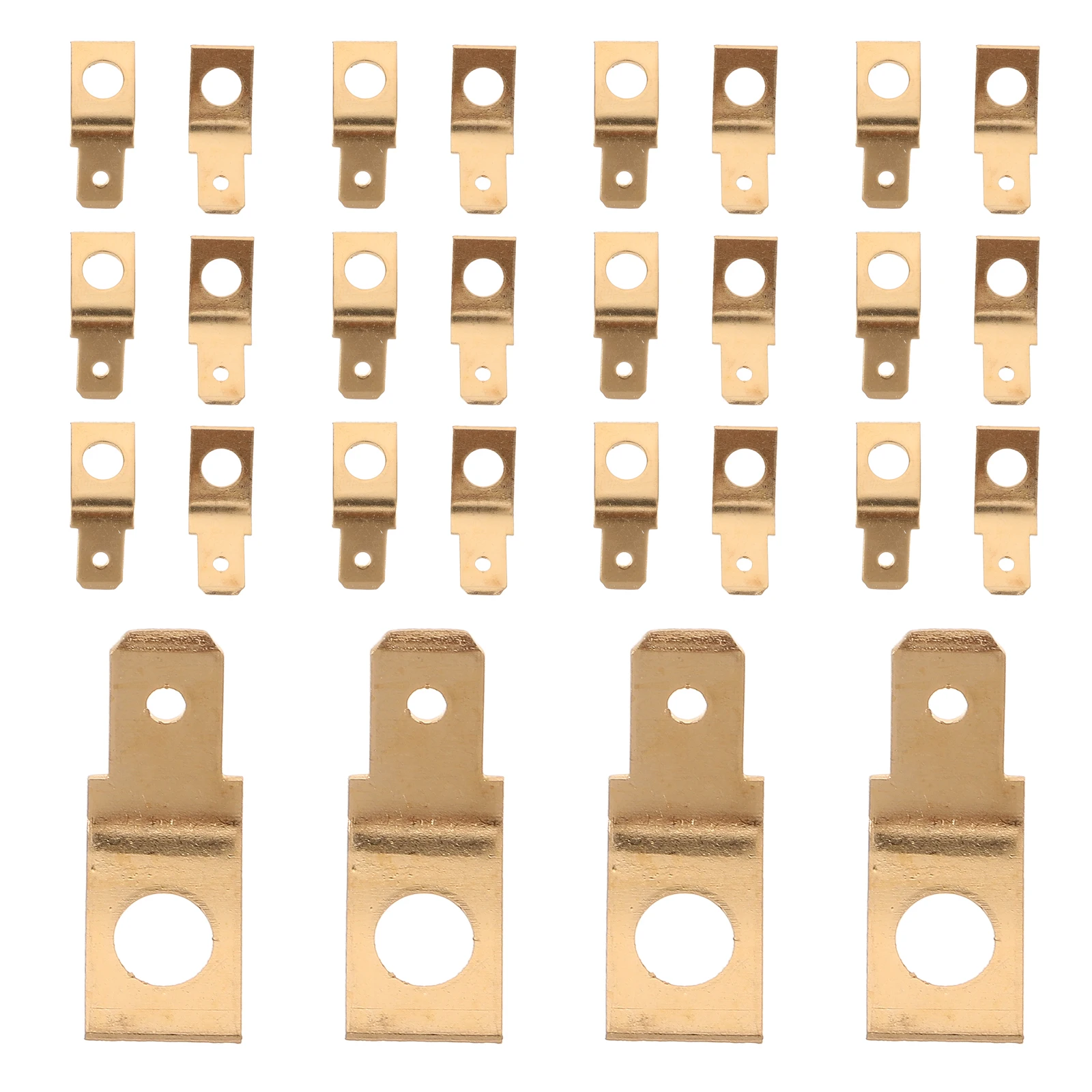 100pcs Brass Electrical Crimps Automotive Copper Kit Car Golden High Conductivity Material Enhanced Crimping
100pcs Brass Electrical Crimps Automotive Copper Kit Car Golden High Conductivity Material Enhanced Crimping