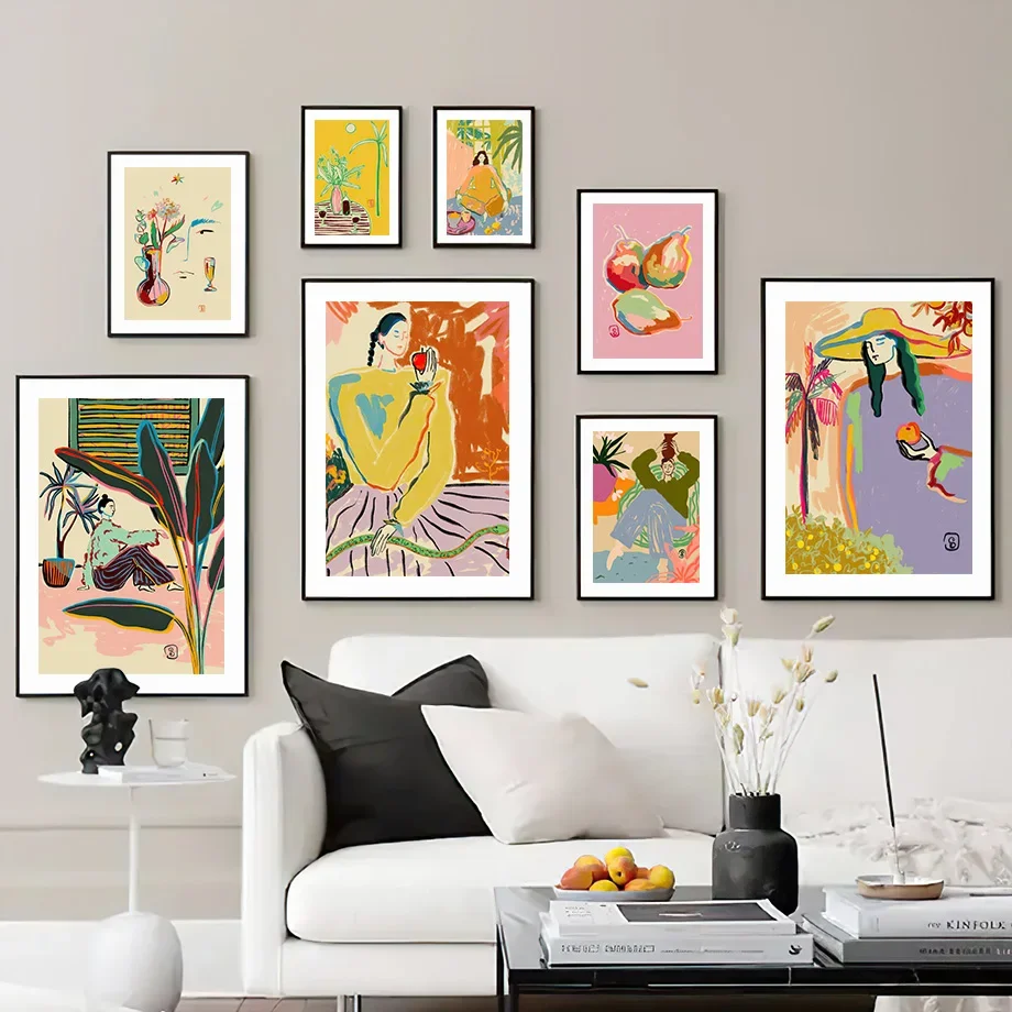 Fashion Girl Flower Plant Life Illustration Boho Wall Art Canvas Painting Posters And Prints Wall Pictures For Living Room Decor
Fashion Girl Flower Plant Life Illustration Boho Wall Art Canvas Painting Posters And Prints Wall Pictures For Living Room Decor